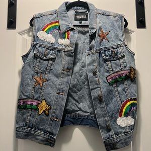 TAIGWAH denim vest